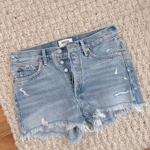 Agolde Parker vintage denim cutoff short - swapmeet BRAND NEW NEVER WORN